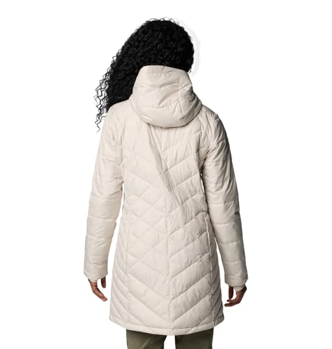 Columbia Women's Heavenly Long Hooded Jacket for Outdoor Adventures with Temperature Regulation Tech and Water Resistanc