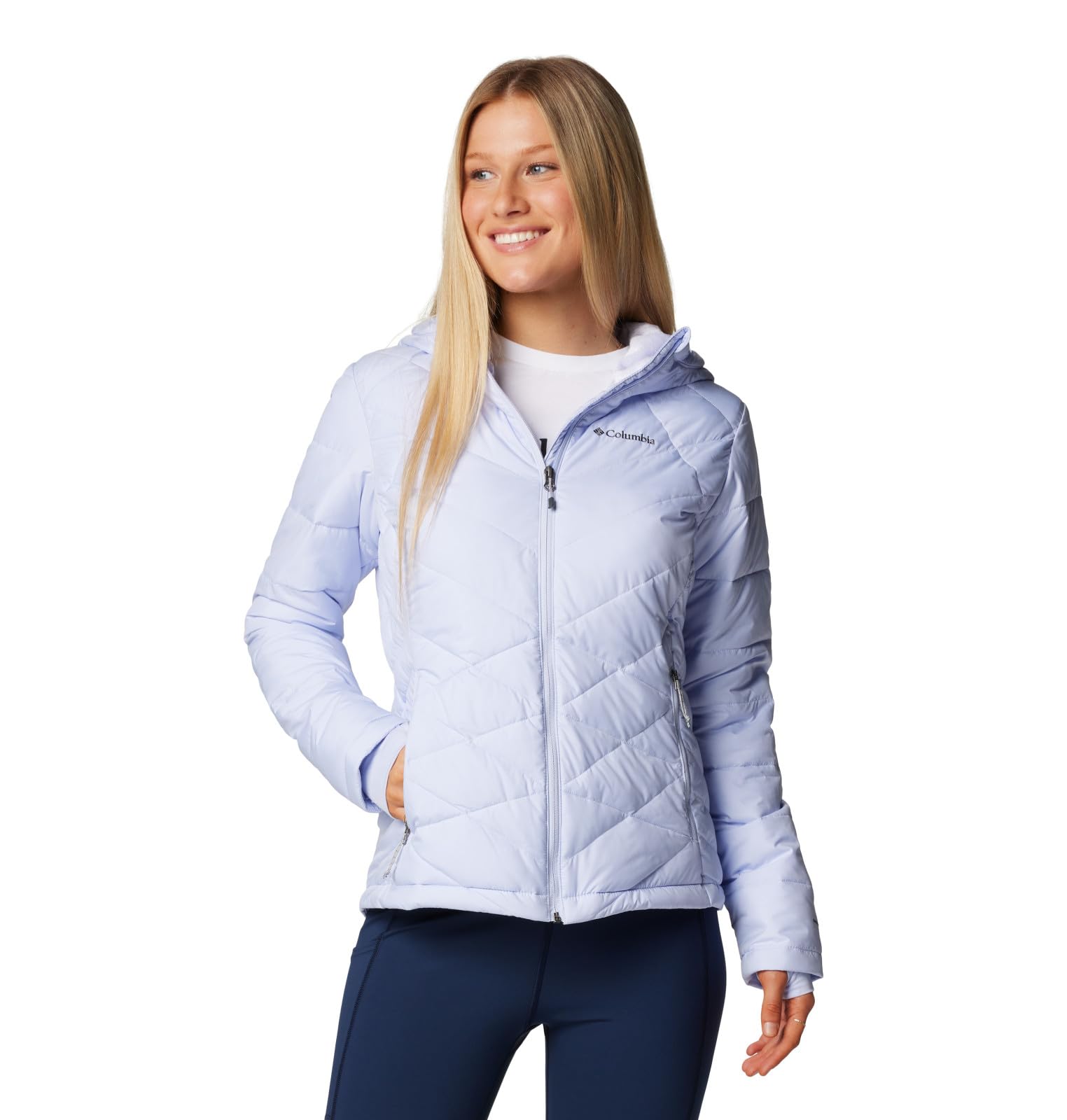 Columbia Women's Warm and Stylish Hooded Jacket for Winter Hiking and Travel
| Columbia Women's Lightweight and Water-R