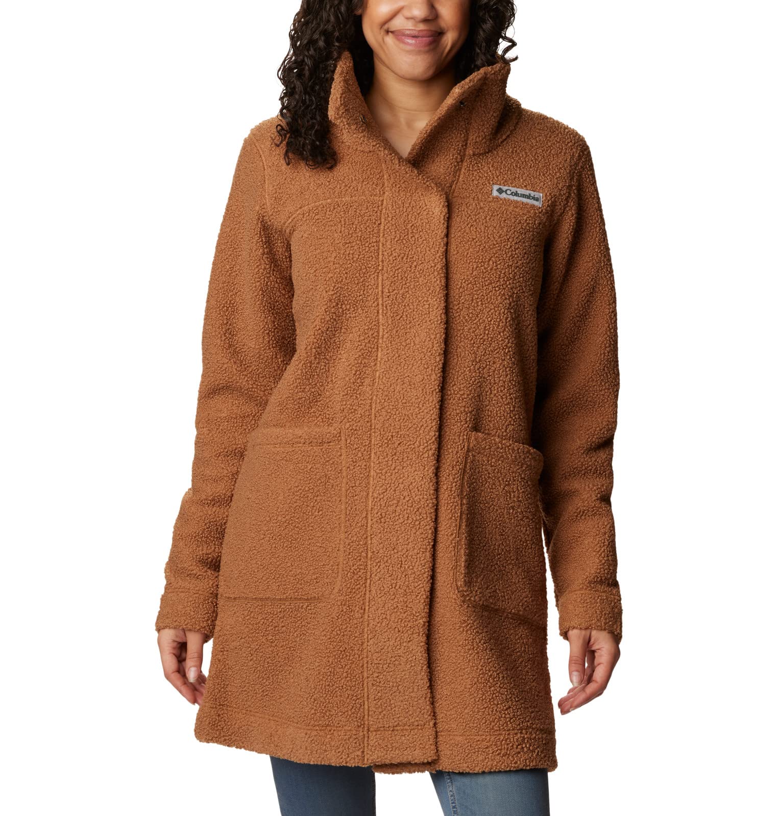 Columbia Women's Warm Long Jacket for Hiking Winter Adventures